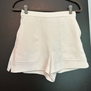 ARITZIA Wilfred Ivory Pull-On Shorts Sz.M